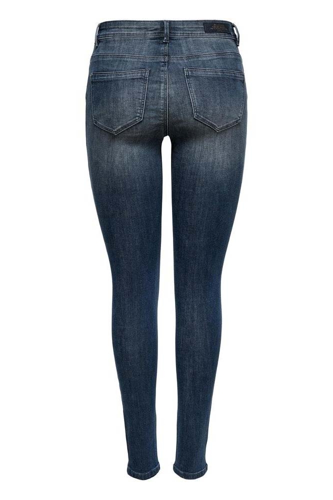 ONLWAUW LIFE MID SK DNM BJ777 NOOS 15233288 BLUE BLACK DENIM